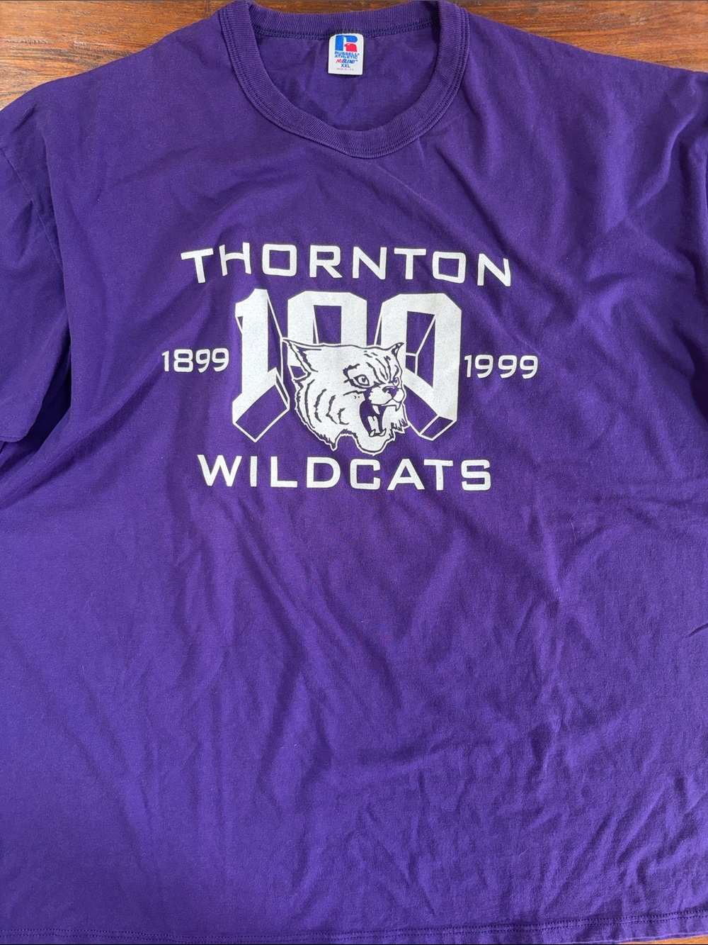 Purple Sports T Shirt from 1999, XXL